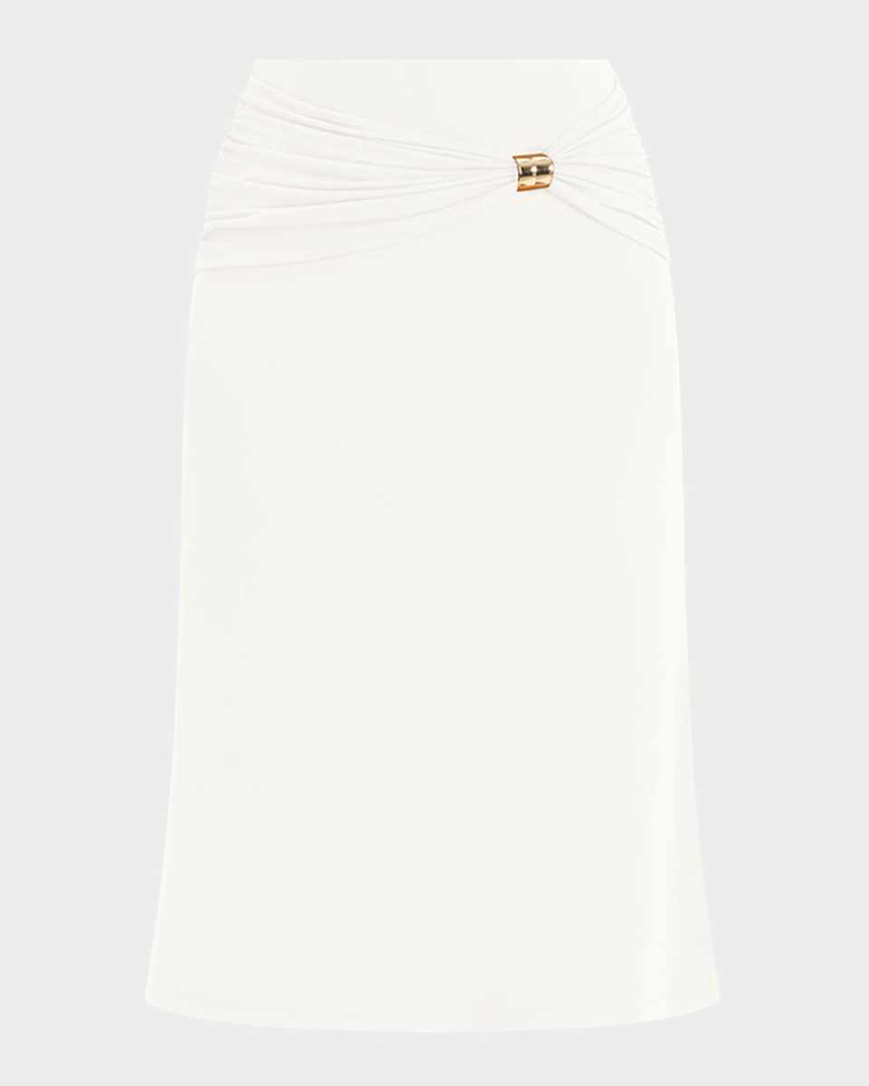 Valentina Drape Midi Skirt